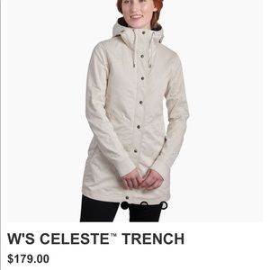 White Sporty Trench Coat